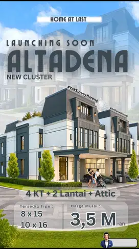 ALTHDENA RESIDENCE + ATTTIC Modern Home  Paramount Gading Serpong