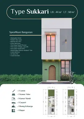 Teras Madina Cibubur Type Sukari_Hunian Islami- Harmonis di Bogor