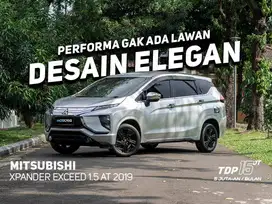 FREE E-TOLL 1 JUTA MITSUBISHI XPANDER 1.5 EXCEED AT SILVER 2019 MBCRS