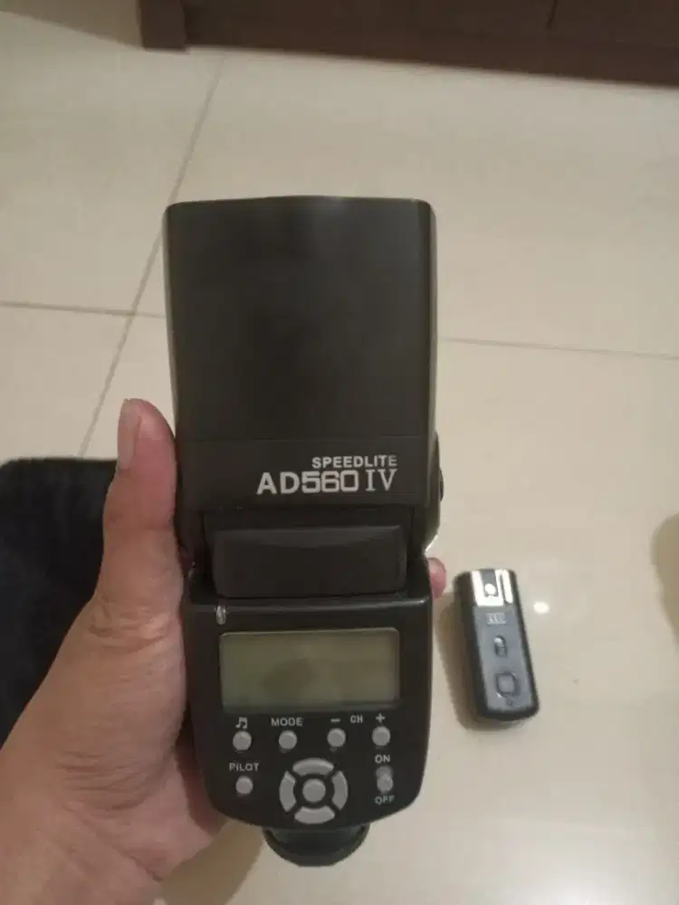 Flash Speedlite AD 560 IV Mulus bagus