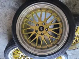Velg +  ban R18 pcd 5x114 Lebar