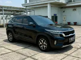 (km 37rb)Kia Seltos Ex plus 1.4 AT. Tahun 2022. Hitam. Perfect cond