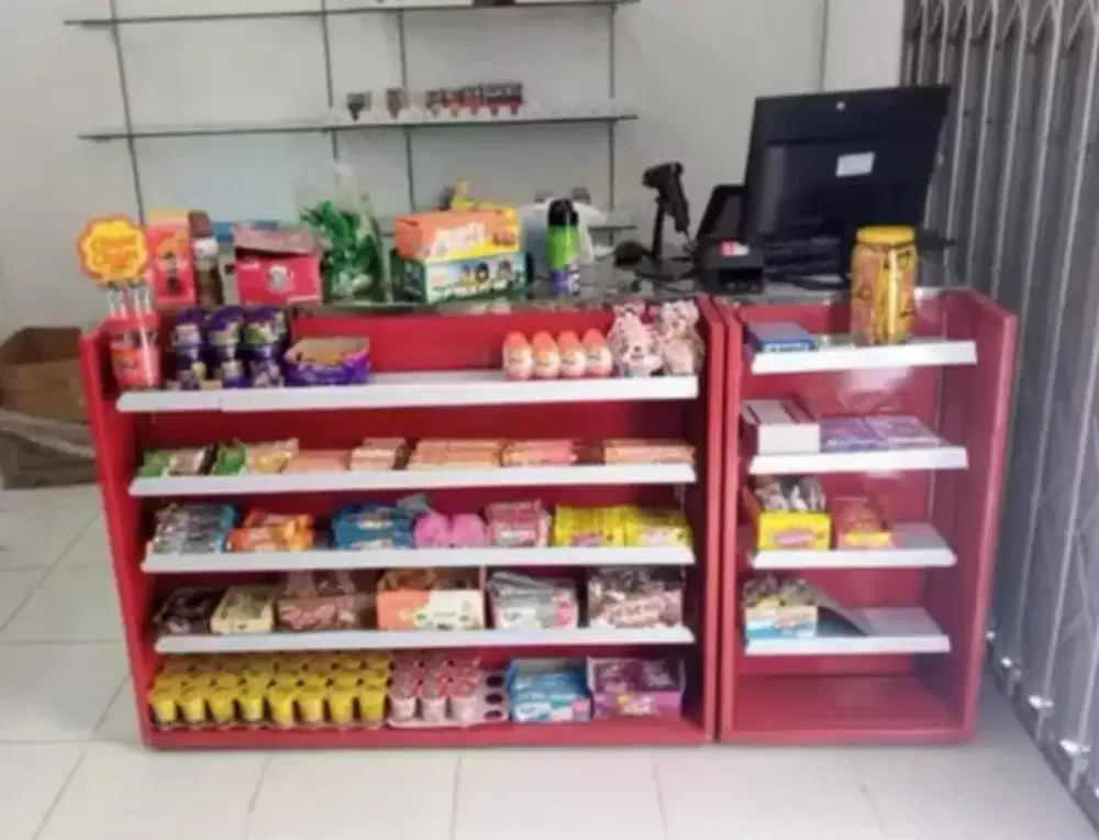MEJA KASIR MURAH BESI MINIMARKET FREEE ONGKIR JABODETABEK