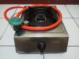 Kompor gas Rinnai 1 tungku + selang regulator