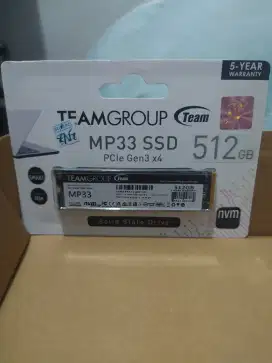 Jual SSD 512 GB TEAM MP33 M.2 NVME PCIe gen 3 (Masih Segel)