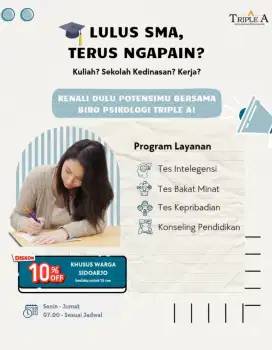 Biro psikologi dan Sekolah Kedinasan