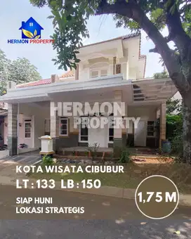 JANGAN TERLEWATKAN , Rumah Hoek Idaman Bagus di kota Wisata Cibubur