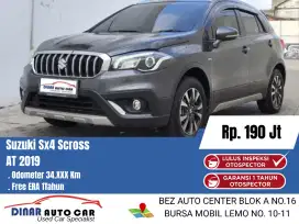 SX4 S-Cross 2019 At Matic Km 34Rb Abu Warenty 1Th Dp 35Jt *Dinar Auto