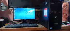 PC Fullset Core i3 Ram 4 Gb Hardisk 250 Gb Monitor 16 inch