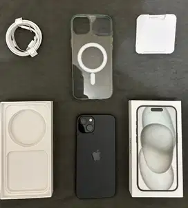 IPHONE 15 PLUS SPACE BLACK FULLSET MULUS