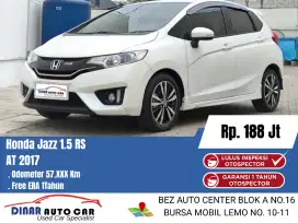 Jazz Gk5 RS At Matic Putih Km 57Rb Warenty 1Th Dp 25Jt *Dinar Auto*