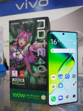 INFINIX NOTE 40 PRO PLUS 12+12/256GB GARANSI PANJANG FULLSET NO MINUS