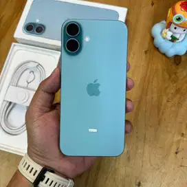 iPhone 16 Plus 256gb teal cc 21 Like new Garansi iBox Juni 2026