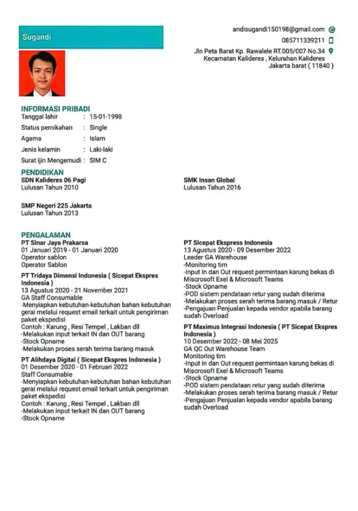 Mencari lowongan kerja