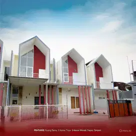Siap huni posisi hook rumah 2 lantai scandinavian dekat bandara malang