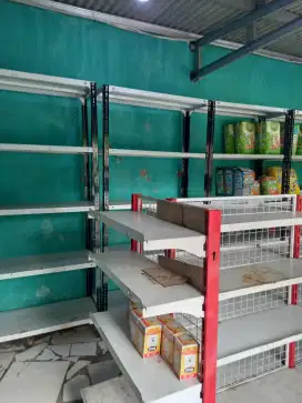 Rak besi dan rak minimarket murah