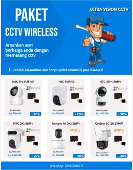 Paket Cctv Wireless Berkualitas