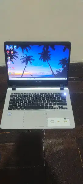 laptop Asus Vivobook A407 Core I3-7020U GEN-7 RAM 8GB SSD +HD slime