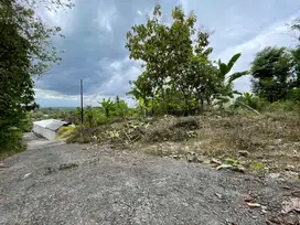 Cocok Villa/Cafe; Tanah 1 Jtan Sleman Barat View Merapi Dekat Jl Wates