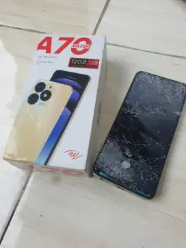Itel A70 4G Ram 4/128Gb Mesin Normal ada minus