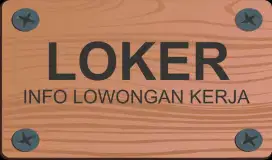 Butuh segera karyawan baru staff RESTORAN