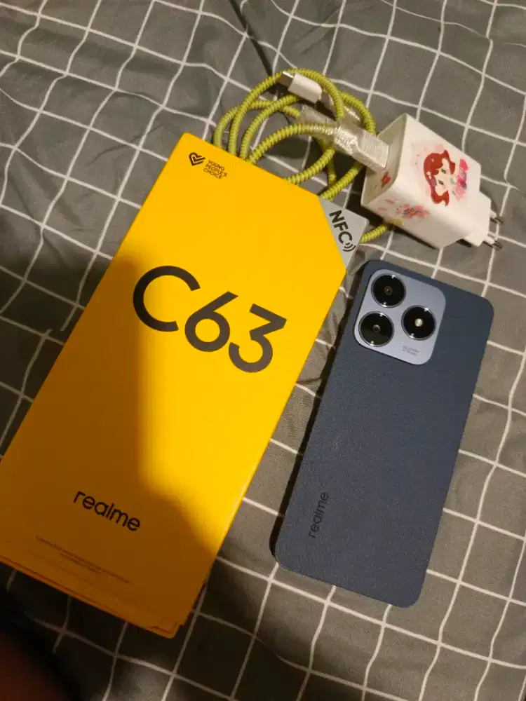 Jual Realme C 63 8/128 Mulus Komplit