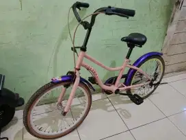 Sepeda polygon warna pink