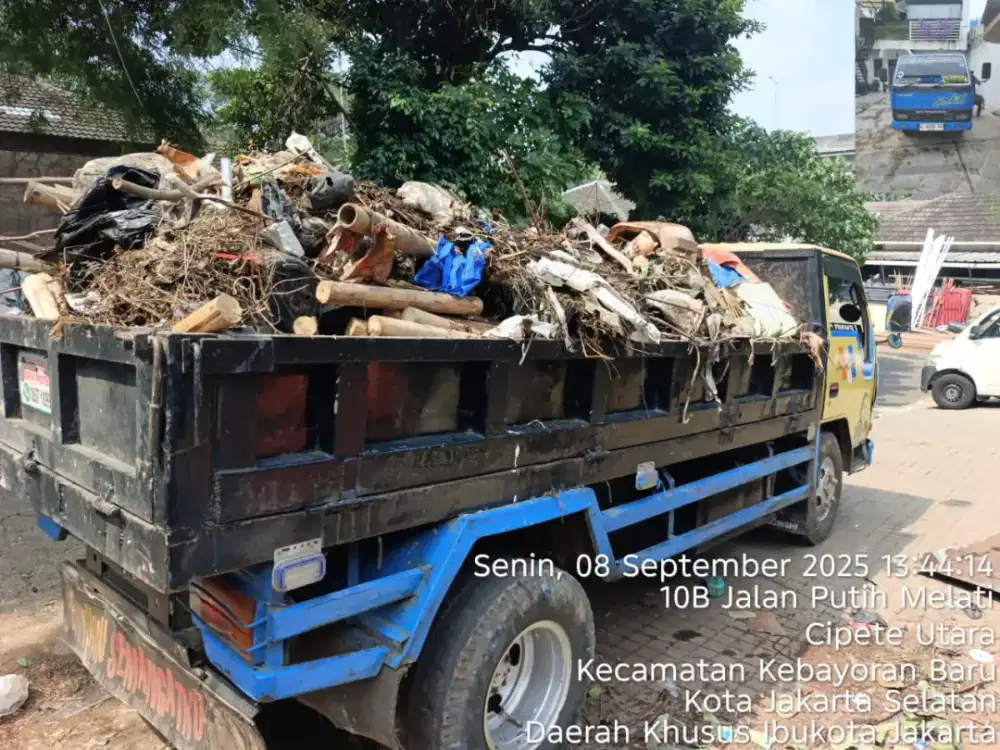 Jasa buang puing dan angkut sanpah