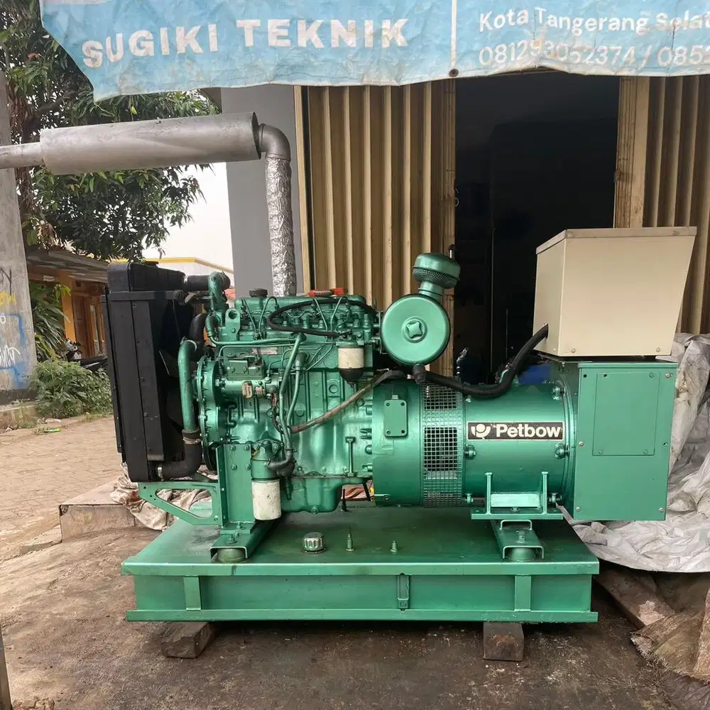 Perkins 60 kva dinamo petbow open termurah bagus ready