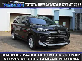 Pajak=Desember Genap Bunga=5,5% Km=41rb Toyota New Avanza E at 2022