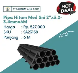 Pipa Hitam Med Sni 2x3.2-3.4mmx6M