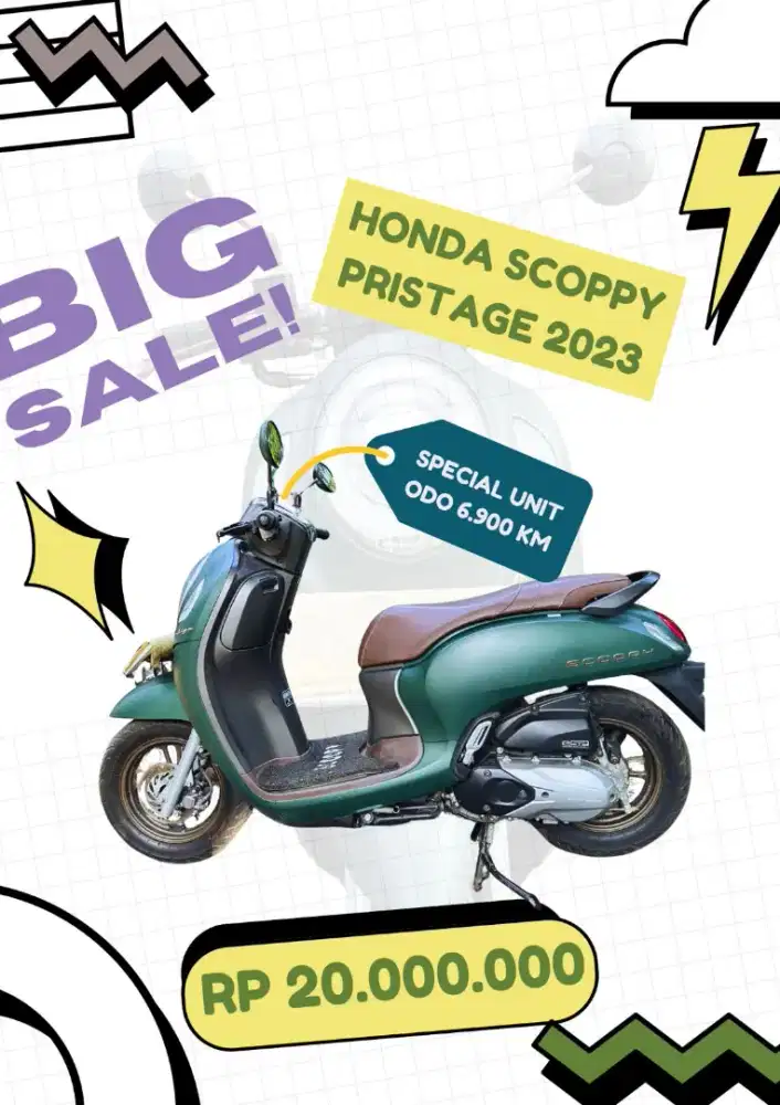 Dijual Honda Scoopy prestage 2023