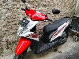 Beat fi k44 tahun 2016 merah putih mesin baru siap pakai