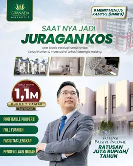 INVESTASI CERDAS RUMAH KOS DI KOTA PENDIDIKAN