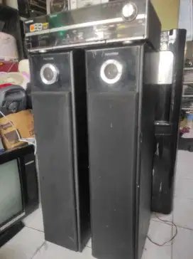 Tape deck DVD Polytron Bb3202 + speaker 2 unit