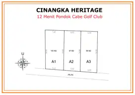 Lokasi Premium! Kavling Eksklusif SHM Di Cinangka Harga Termurah