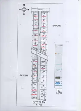 tanah kavlingan di gentan harga murah dekat luwes gentan