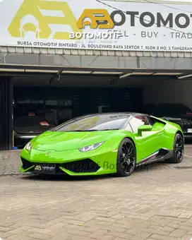 Lamborghini Huracan LP610-4 Verde Mantis on Black-Green Leather 2015