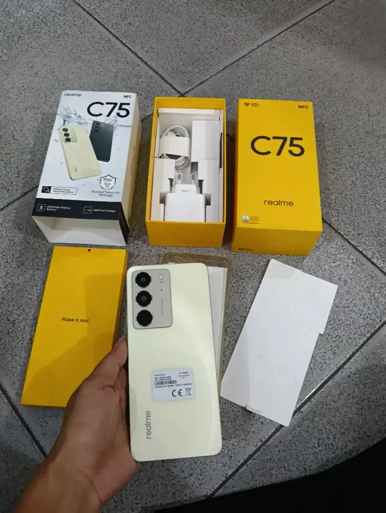 Realme C75 8/128 seken murah dan lengkap