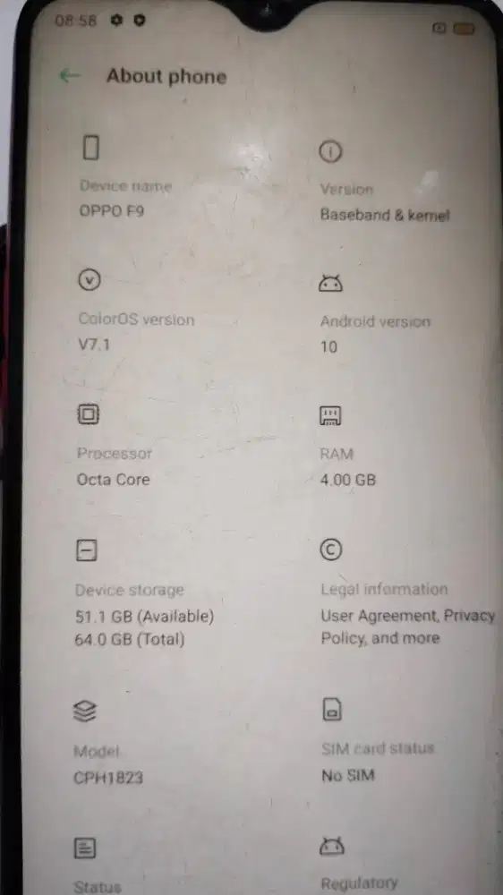 Hp oppo f9, realme U1