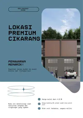 Ruko BiZHUB serbaguna berlokasi strategis cikarang