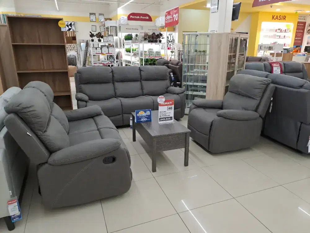 Sofa recliner set promo