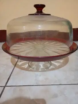 Piring kristal tempat kue/buah