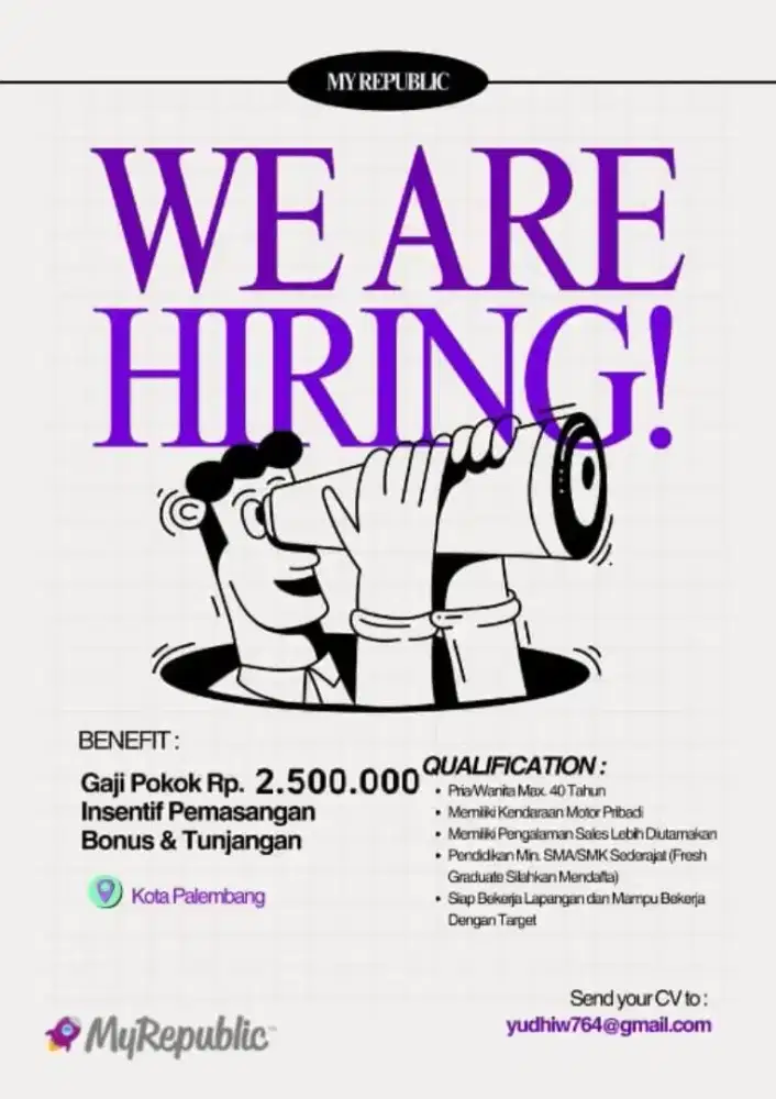Loker di wifi My Republic