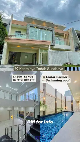 Rumah Kertajaya Indah Timur  blok Favorit + PRIVATE POOL NEW GRESS
