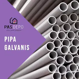PIPA GALVANIS 1/2 INCH TEBAL 2.3MM PANJANG 6M