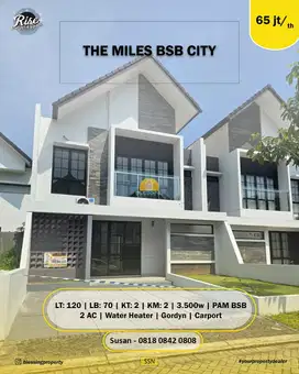 Rumah Minimalis di The Miles BSB Semarang dekat Kawasan Industri BSB
