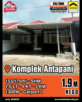 Cluster Antapani Lokasi Nyaman Jarang Ada
