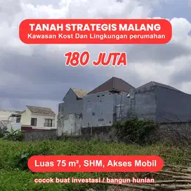 Kapling malang murah, siap bangun.