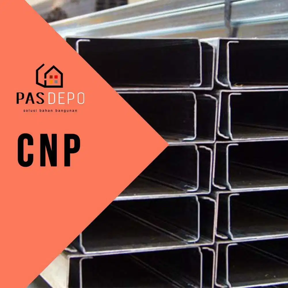 Besi CNP Baja 150 X 65 X 20 X 3.2mm - Kanal C